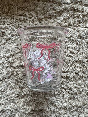 Glass bow short glass